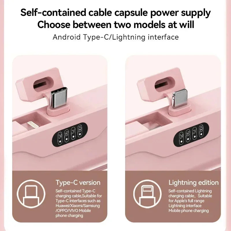 RDT 10000mAh Mini Portable Charger  for IPhone
