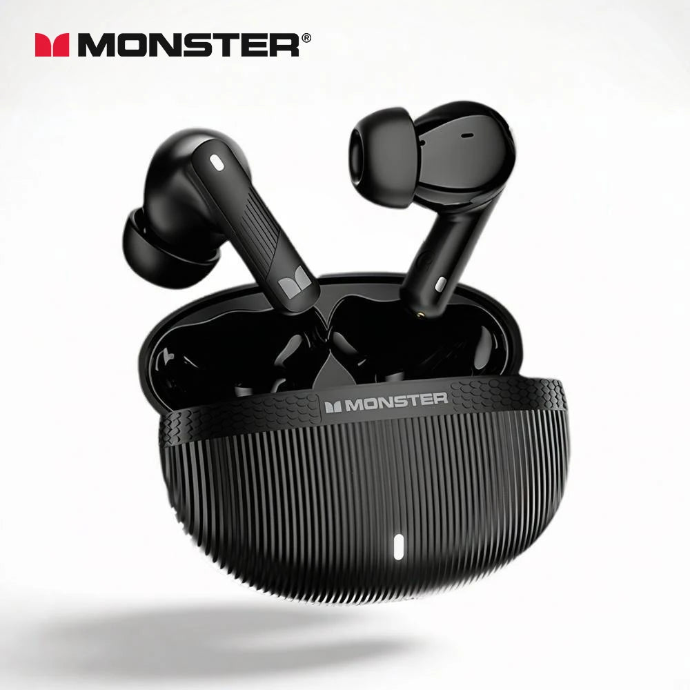 RDT Monster AuraFit Earbuds 360° Stereo Wireless Bluetooth Headphone ANC 5.3 Earphone