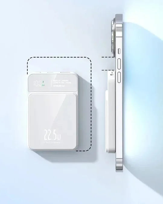 RDT 20000mAh 22.5W Ultra-thin Magnetic Wireless Small Portable Power Bank