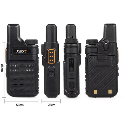 RDT Walkie Talkie 2pcs/1pcs Mini Size Portable Handheld Radio Wireless Set Two Way Radio Station communication Transceiver