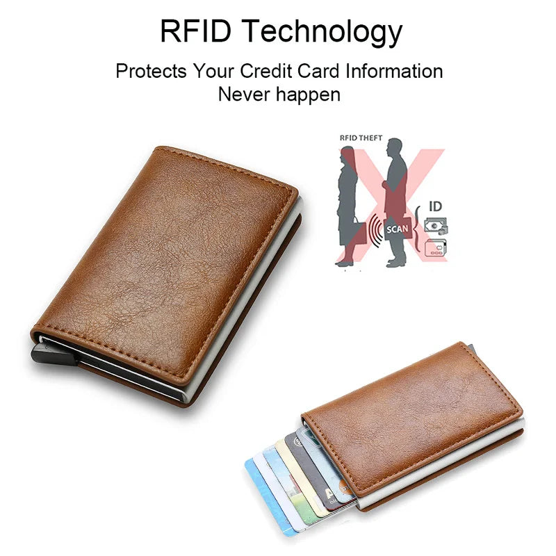 RDT Anti Thief Credit Card Holder Smart Minimalist Wallet