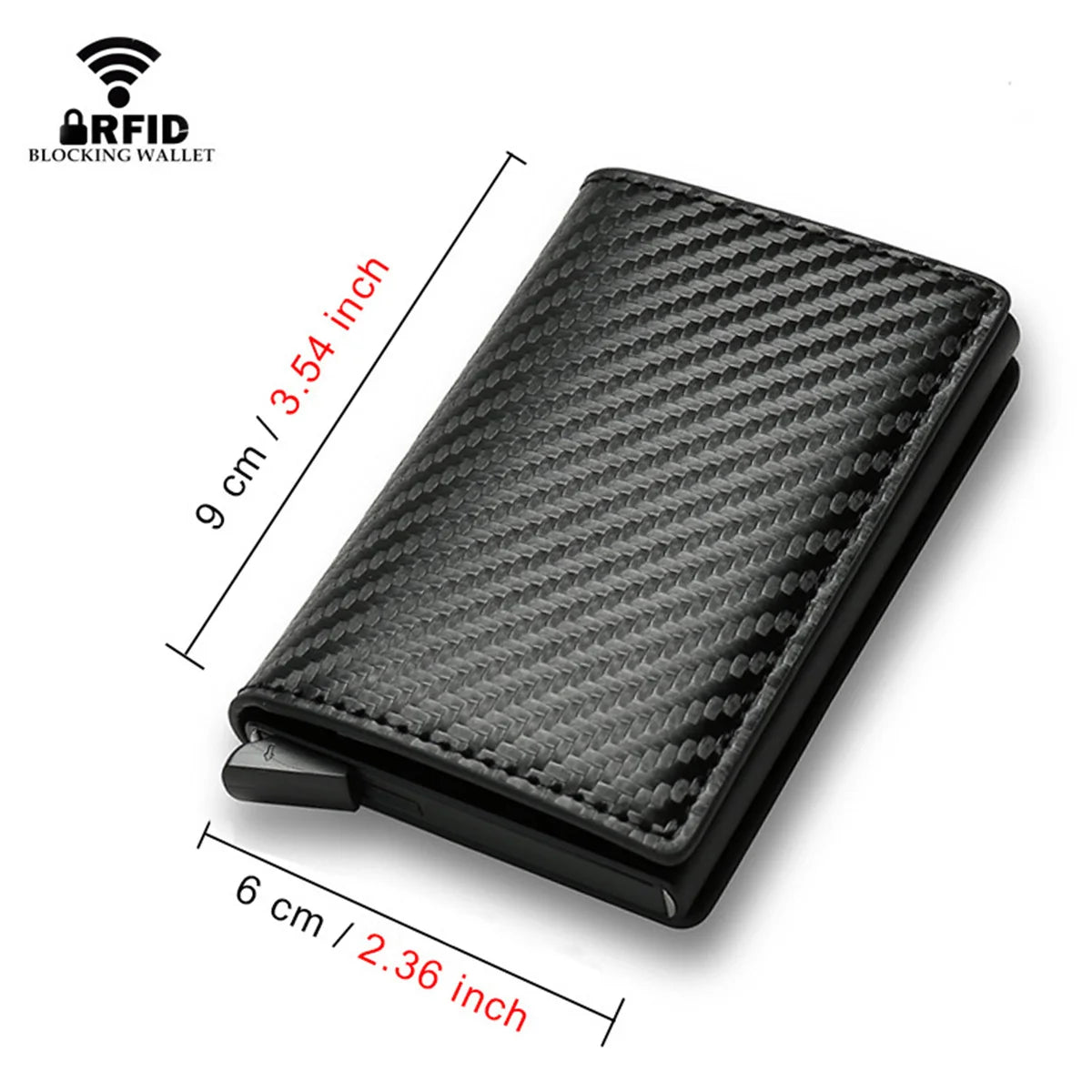 RDT Anti Thief Credit Card Holder Smart Minimalist Wallet