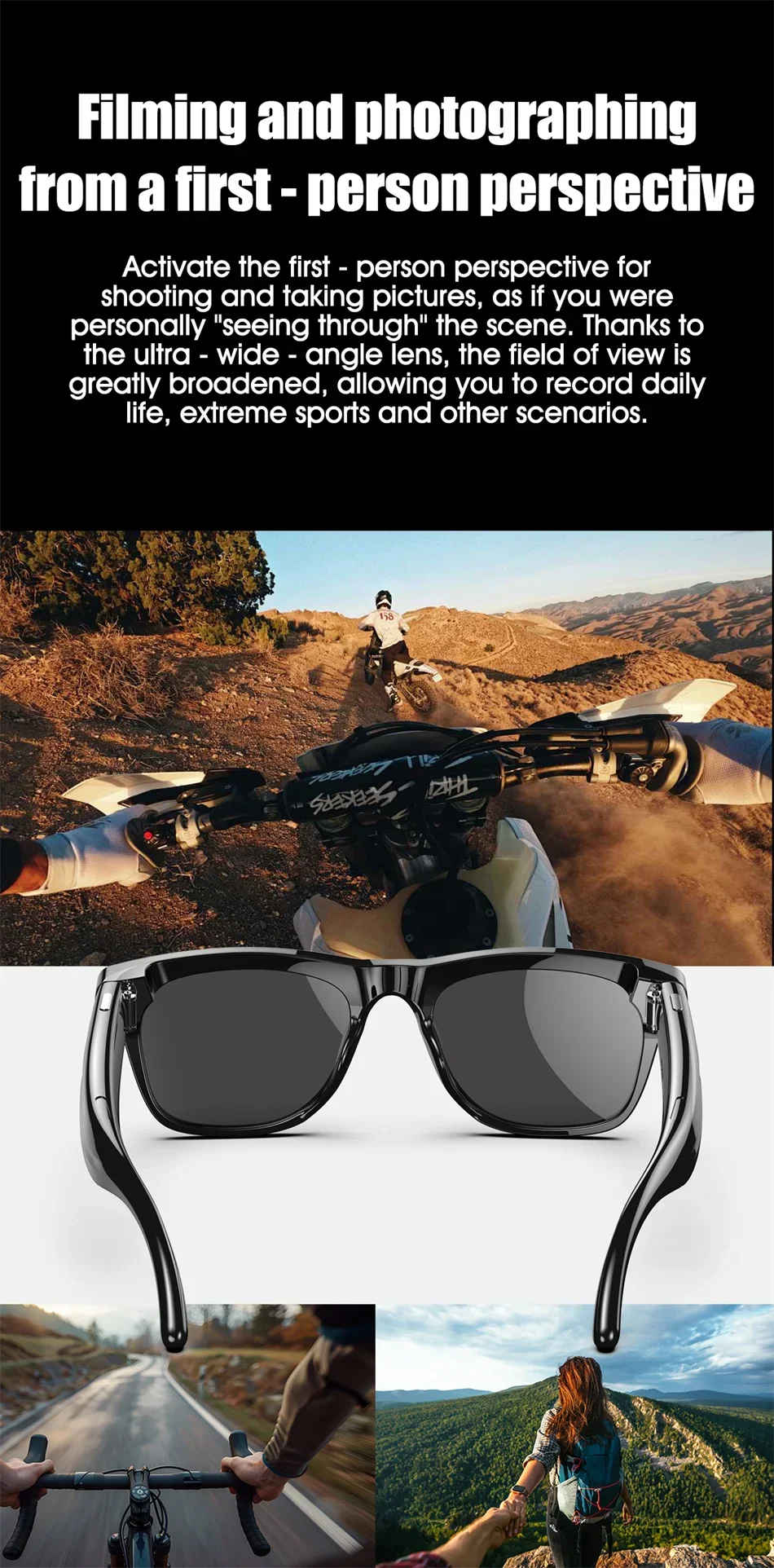 RDT 4K HD AI Control Smart Glasses 2025
