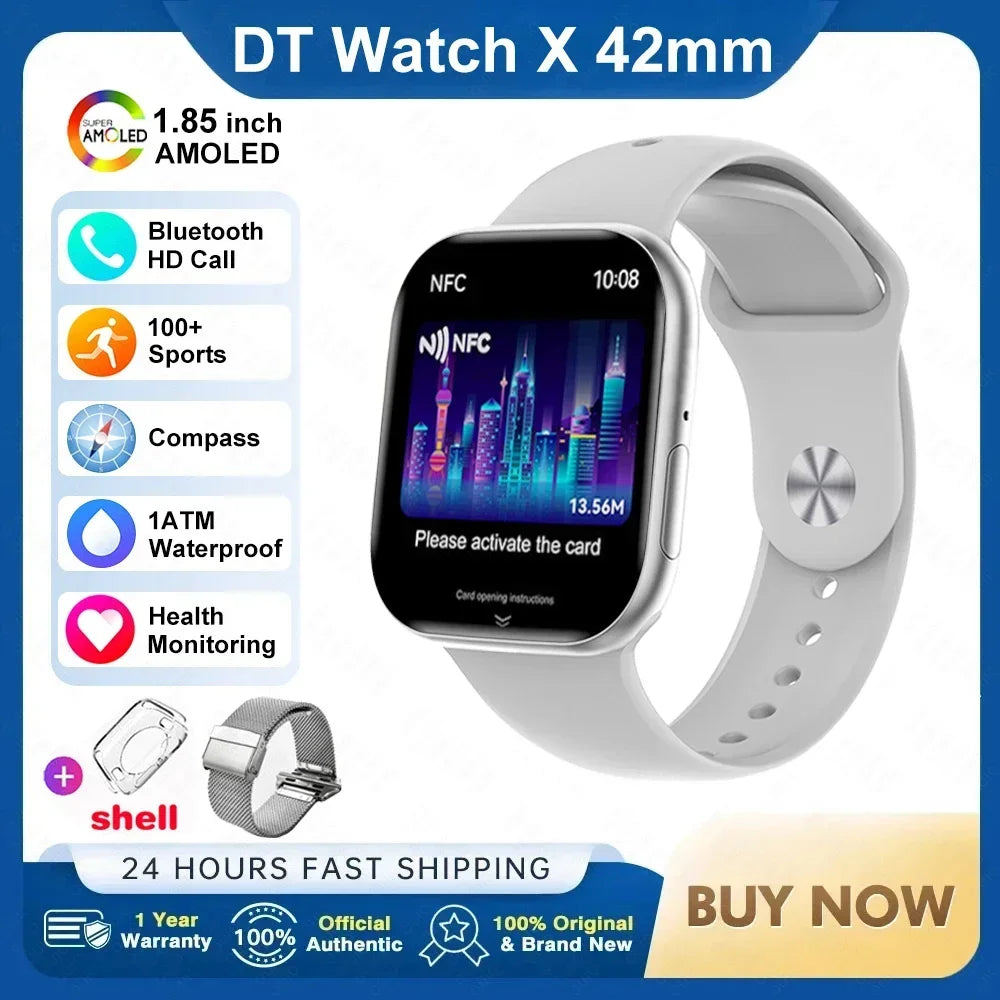 RDT 2025 New Original DT Watch10 Mini 4GB Memory  HD Music 3D Surround Bluetooth Call Waterproof Smart Watch
