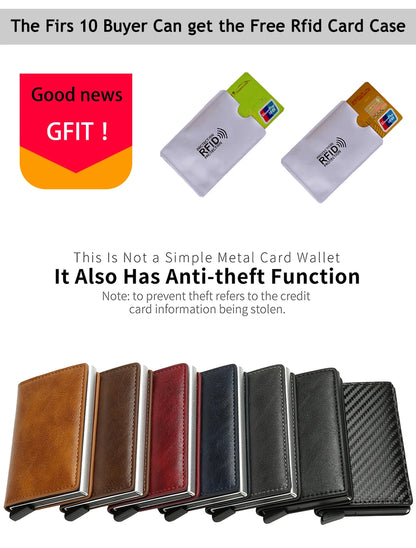 RDT Anti Thief Credit Card Holder Smart Minimalist Wallet