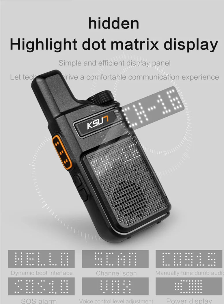 RDT Walkie Talkie 2pcs/1pcs Mini Size Portable Handheld Radio Wireless Set Two Way Radio Station communication Transceiver