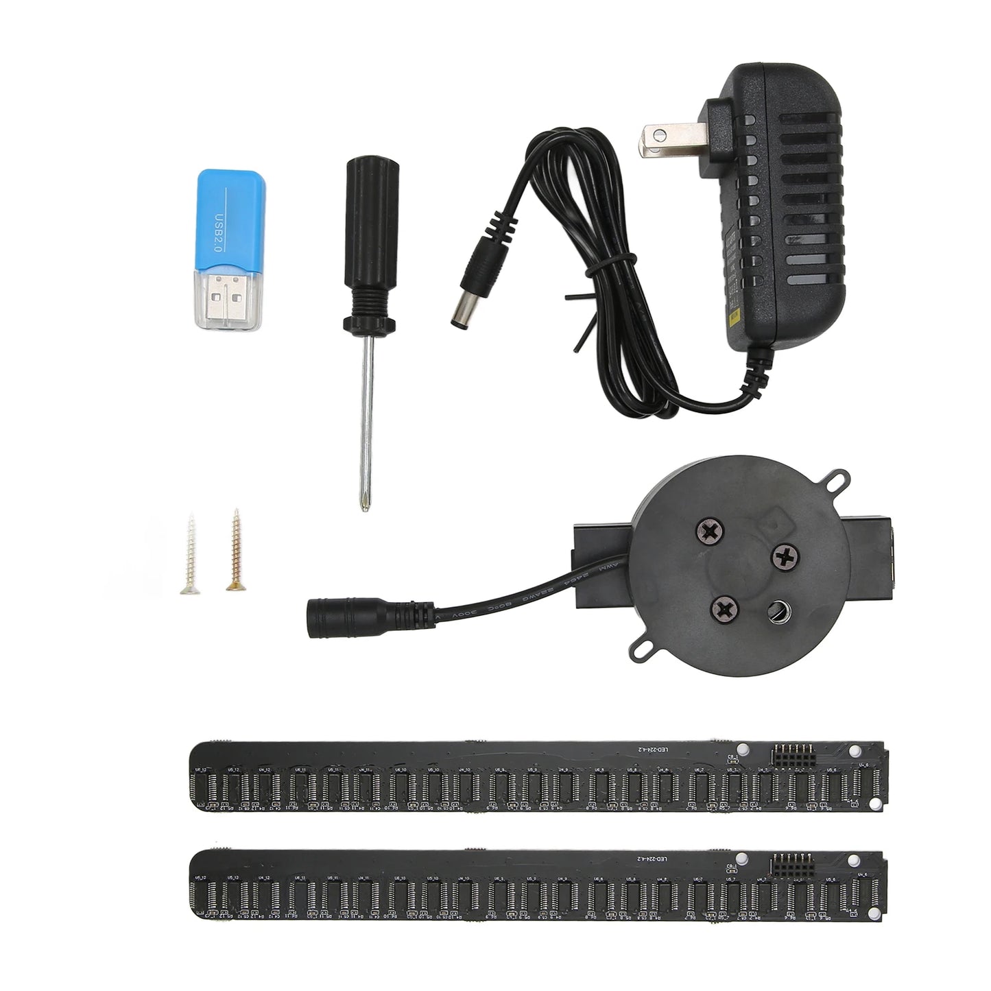 RDT 3D Hologram Fan 16.5in 2000x224 WiFi 3D Projector with LED Light