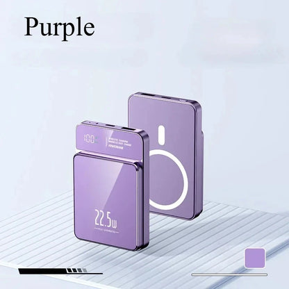 RDT 20000mAh 22.5W Ultra-thin Magnetic Wireless Small Portable Power Bank