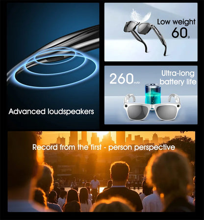 RDT 4K HD AI Control Smart Glasses 2025