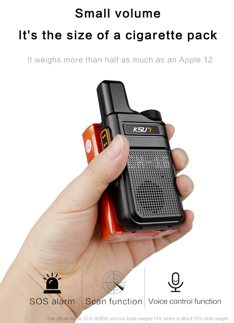 RDT Walkie Talkie 2pcs/1pcs Mini Size Portable Handheld Radio Wireless Set Two Way Radio Station communication Transceiver