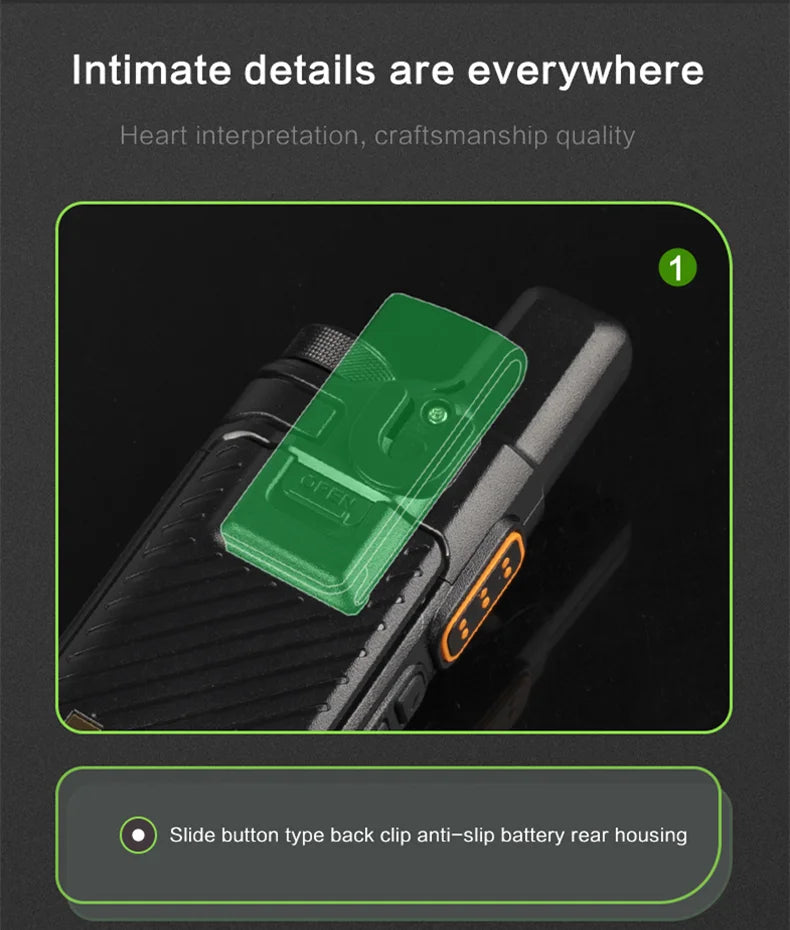 RDT Walkie Talkie 2pcs/1pcs Mini Size Portable Handheld Radio Wireless Set Two Way Radio Station communication Transceiver