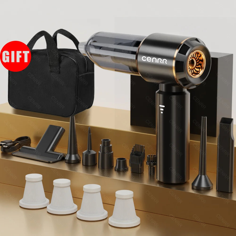 RDT Mini Car Powerful Wireless Vacuum Cleaner