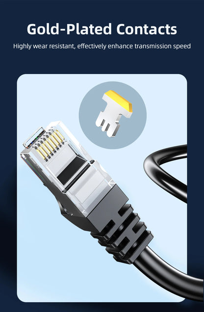RDT Ethernet Cable Cat6 Lan Cable UTP CAT 6 RJ 45 Network Cable 5m/10m/15m Patch Cord for Laptop Router RJ45 Network Cable