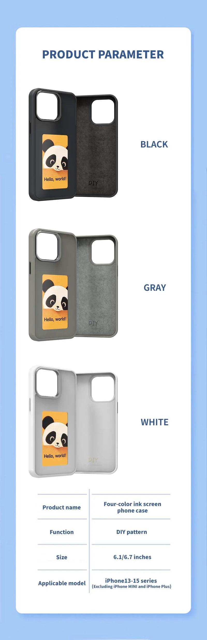 RDT AI Smart Phone Case For iPhone 13/14/15 pro Max