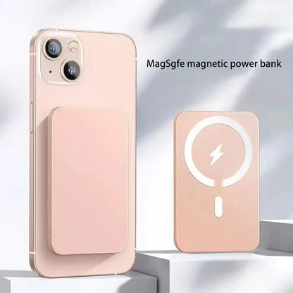 RDT New 50000mAh Magnetic Wireless Power Bank External Portable Battery Pack for iPhone 12 13 14 15 Series Original 1:1