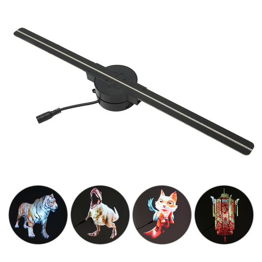 RDT 3D Hologram Fan 16.5in 2000x224 WiFi 3D Projector with LED Light