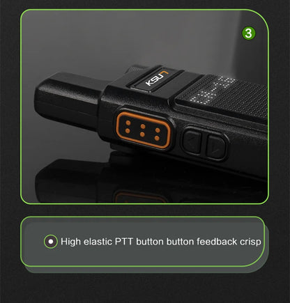 RDT Walkie Talkie 2pcs/1pcs Mini Size Portable Handheld Radio Wireless Set Two Way Radio Station communication Transceiver