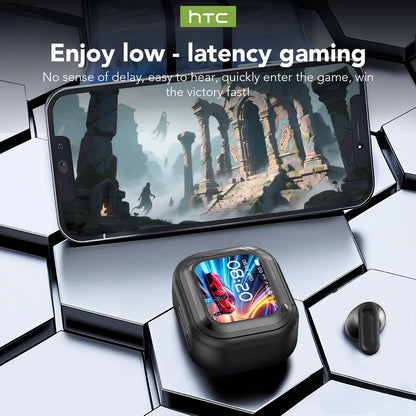 RDT Translator HTC NE20 New Bluetooth 6.0 Wireless Headphones Translation Earphones IPX4 Waterproof Rating Long Battery Life