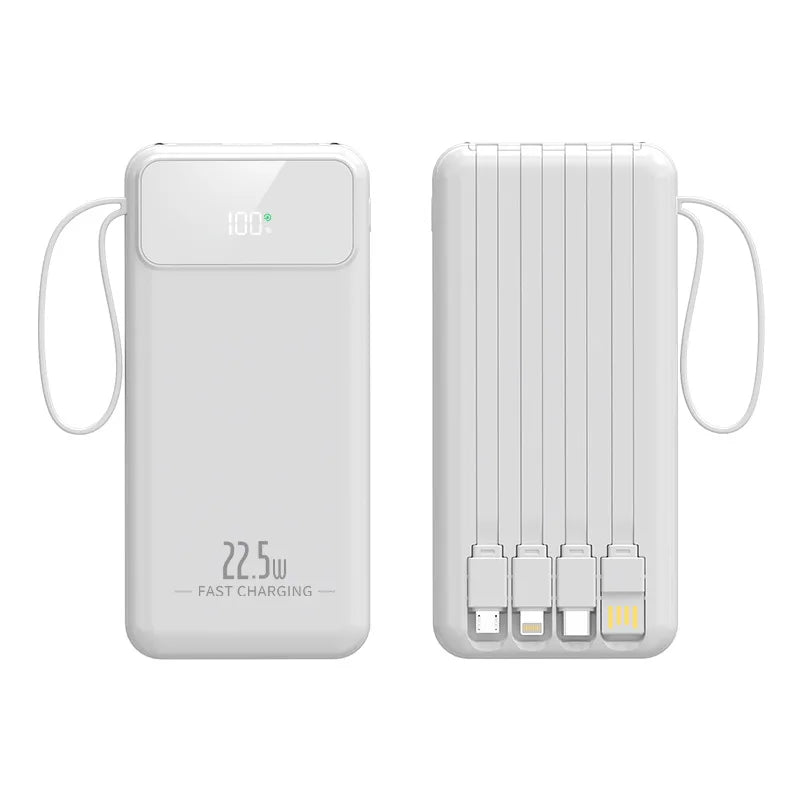 RDT Fast Charging Power Bank with Built-in Cable 10000mAh/20000mAh