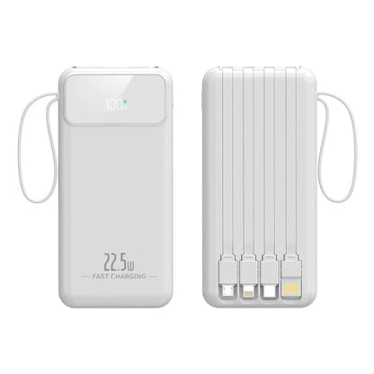 RDT Fast Charging Power Bank with Built-in Cable 10000mAh/20000mAh