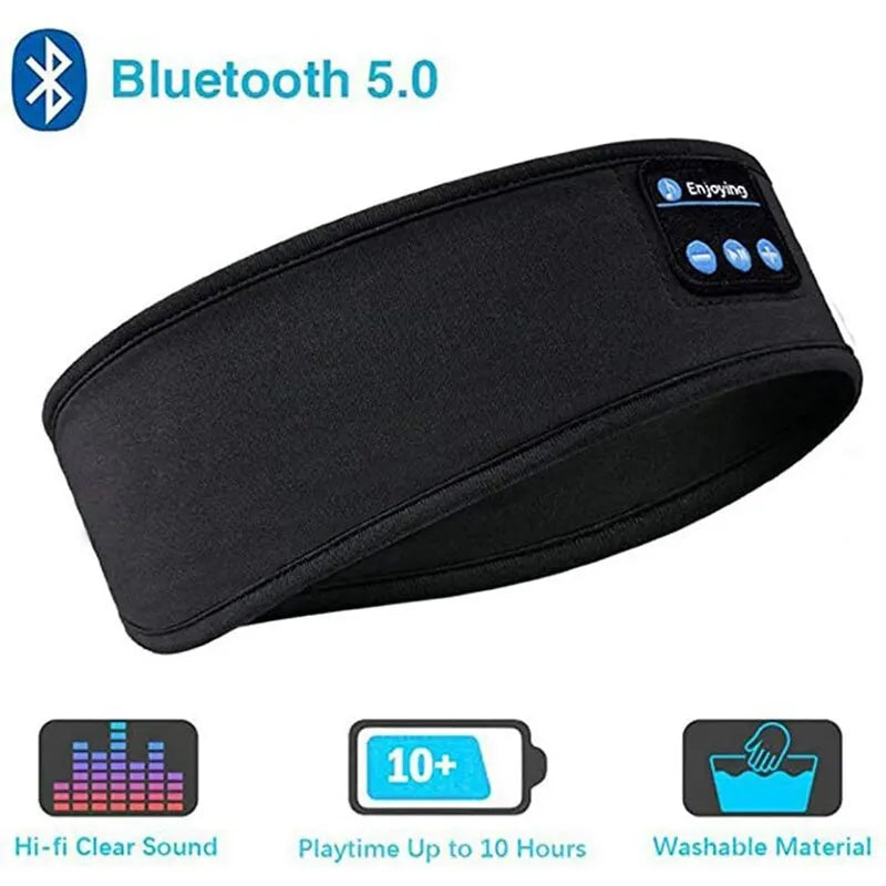 RDT Bluetooth Earphones Sports Sleeping Headband Elastic Wireless