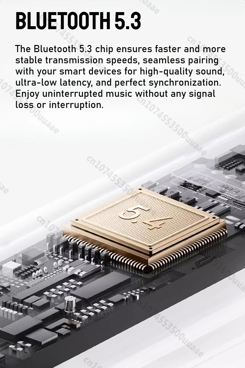 RDT Monster AuraFit Earbuds 360° Stereo Wireless Bluetooth Headphone ANC 5.3 Earphone