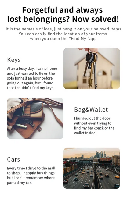 RDT Security Bluetooth GPS Tag Based on iphone Find My app Anti-lose Tracker Sound