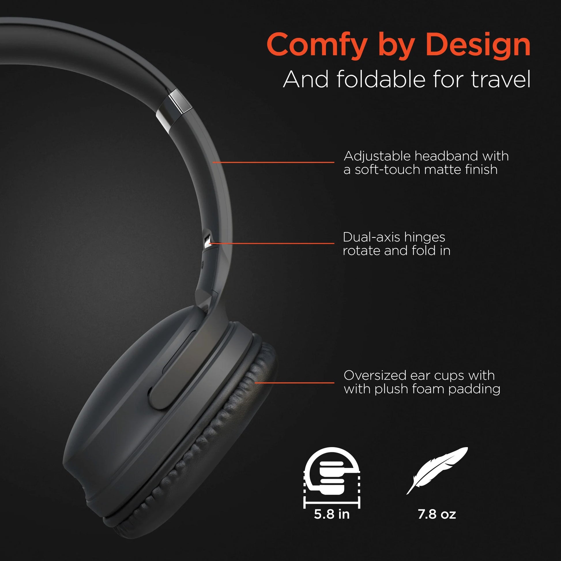 Hypergear Flip 2-In-1 Headphones plus Speaker