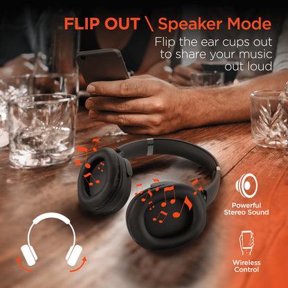 Hypergear Flip 2-In-1 Headphones plus Speaker
